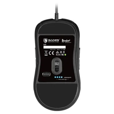 Sades Revolver Gaming Mouse S11 - Black